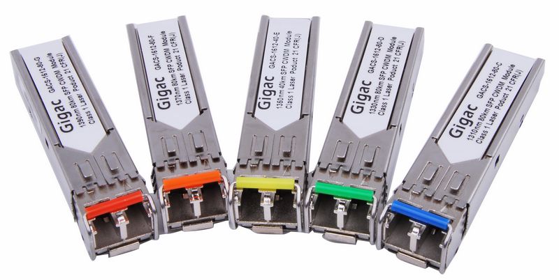 CWDM SFP光模块拉环的不同颜色区分波段 CWDM SFP光模块拉环的不同颜色区分波段